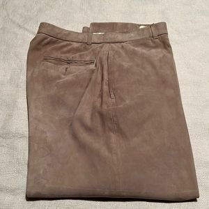 Ralph Lauren suede trousers